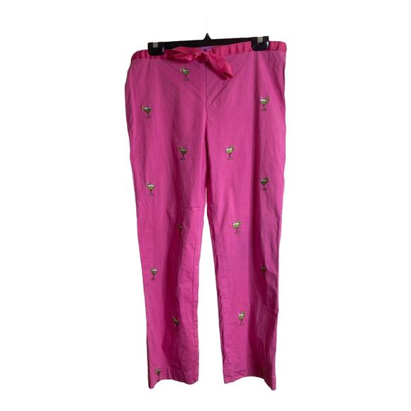Lilypod Women's Lemonade Pants Size 10 Cotton Blend High waisted Summer Festive - Picture 1 of 10